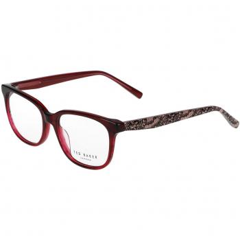 Ted Baker TB9254 201 Women's Eyeglasses Red Size 52 (Frame Only) - Blue Light Block Available