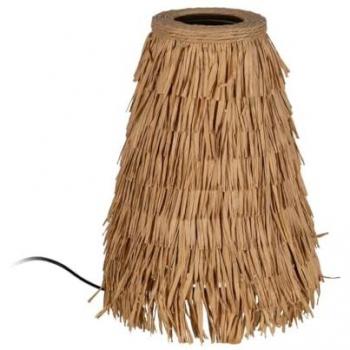 Lámpara de mesa Natural Fibra natural 40 W 220-240 V 26 x 26 x 39 cm