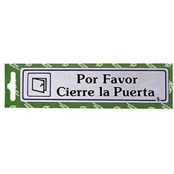 WOLFPACK LINEA PROFESIONAL 5270270 Rotulo por Favor Cierre La Puerta, Multicolor