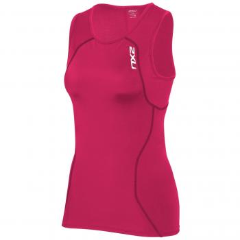 2 x U Mujer Superior de triatlón Active Tri Singlet, Primavera/Verano, Mujer, Color chp/Ink, tamaño Medium