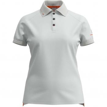 Polo Ternua Aibar Blanco Brillo de Manga Corta para Mujer - Talla XXL