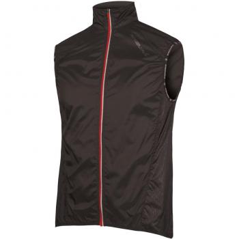 Endura Pakagilet II Chaleco Cortavientos, Hombre, Negro, L