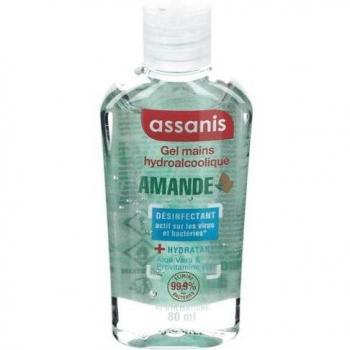 Assanis Gel Hidroalcohólico Perfume Almendra 80 ml