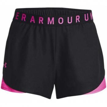 Under Armour Play Up 3.0 Women's Fitness Shorts - Size L, Black/Pink