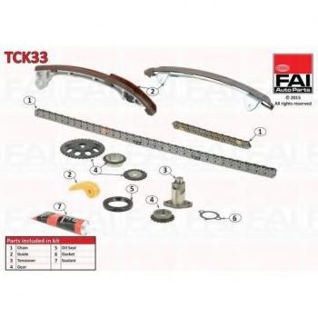 Kit de cadena de distribución FAI AutoParts TCK33