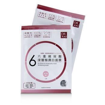 Dr. Jou Six Essence Hyaluronic Acid Brightening Mask Set (7pcs)
