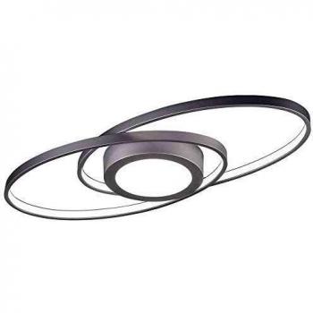Plafón LED regulable Galaxy color titanio