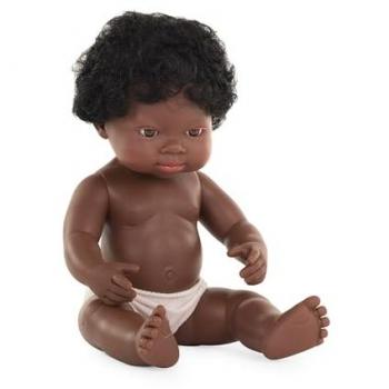 Muñeco Bebé Africano Niño 38 cm Miniland 31053