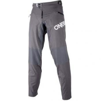 O'Neal | Pantalones MTB DH Downhill FR Freeride | Ajuste atlético, Tejido elástico Ligero y Transpirable | Pantalones Trailfinder V.22 | Adulto | Gris | Talla 30/46