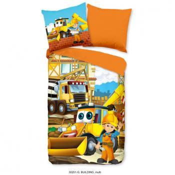 Funda Nórdica para Niños Edificio 135x200 cm Multicolor