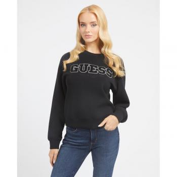 Sudadera Guess Embellished negra para mujer