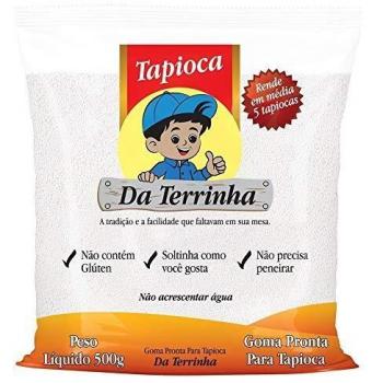 Da terrinha Tapioca Harina 17.6oz | goma Pronta para Tapioca 500 g'- 1 Unidad