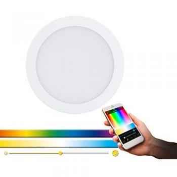 Foco Empotrado LED Eglo Connect Fueva-C 22,5cm Blanco y Color