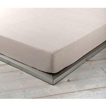 NATURALS Bajera de Lino Beige Cama 150 cm