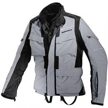 Spidi D79-023 Chaqueta para Motorista, Color Gris/Negro, Talla L
