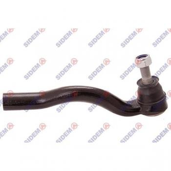 Rótula de dirección SIDEM 93131 con rosca derecha, fabricada en acero forjado, incluye tuerca y arandela, compatible con varios modelos de vehículos