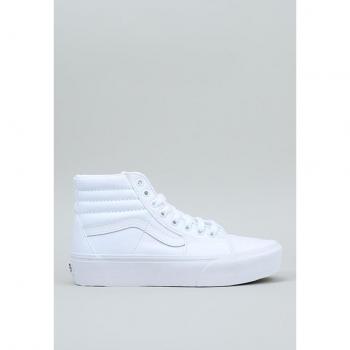 Zapatilla Mujer Vans Sk8-Hi Platform 2.0 Blanca