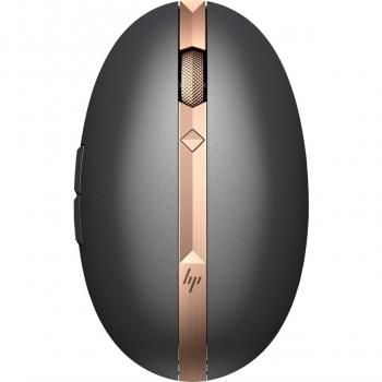 HP Spectre 700 Luxe Cooper- Ratón Recargable (1200PPP,Conectividad con 4 Dispositivos,Batería hasta 11 Semanas de Duración, USB/Bluetooth,Windows 7 o más, MacOSx10.10 o más) Color Plata Ceniza Oscuro