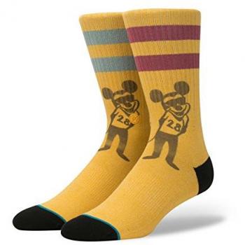Stance Pope Mouse Socks Gold