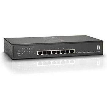 LevelOne 8-Port Gigabit PoE Switch 802.3at/af with 120W Power Output