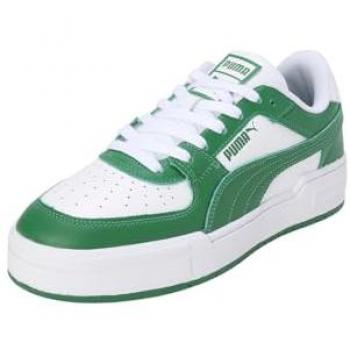 Puma CA Pro Classic Unisex Sneakers - White/Archive Green, Casual Lace-Up Trainers
