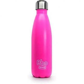 Bbo Irisana Botella Termo Capacidad 500 Ml Con Funda De Neopreno, color Fucsia, 240 g