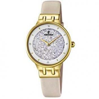 Reloj Analógico Festina Mademoiselle F20405/1 de Acero y Correa de Piel