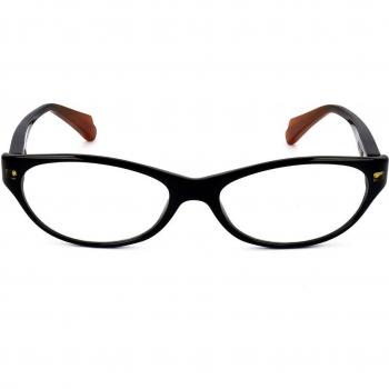 Montura de Gafas Recetadas para Mujer Alyson Magee AMO 006 BROWN, Armazones Negros, Lentes de 52mm