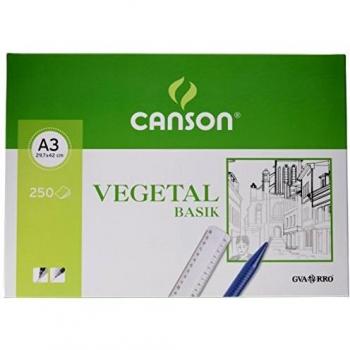 Papel Vegetal Guarro, Formato A3, Gramaje 90-95 g/m2, Paquete de 250 Hojas