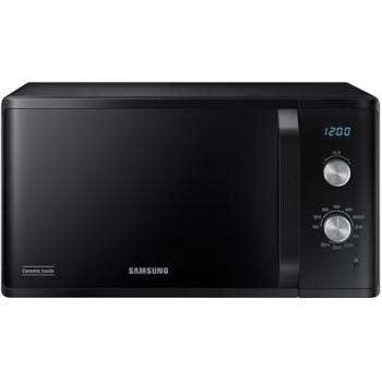 Microondas Libre Instalación SAMSUNG MG23K3614AKE1, Negro, 23L, Grill, 800W, Descongelación rápida