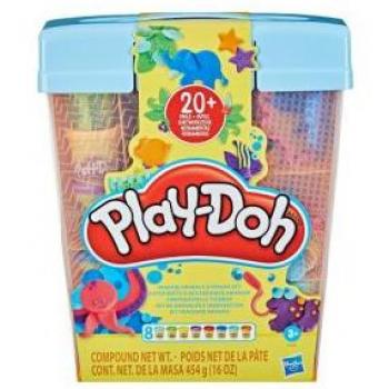Set de Animales e Imaginación Play-Doh - Juego de Plastilina con diferentes colores, herramientas para modelar, moldes de animales y accesorios creativos