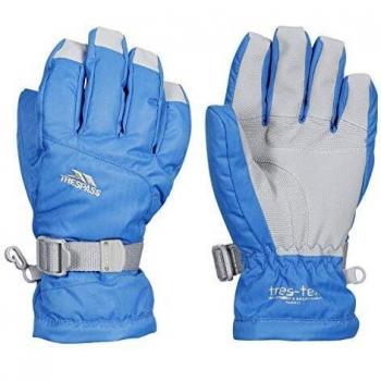 Trespass Simms – Guantes de esquí Infantil, Color Azul, tamaño XS