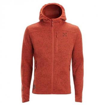 Chaqueta Seneca I30 Altus para hombre, color naranja, con forro polar y capucha