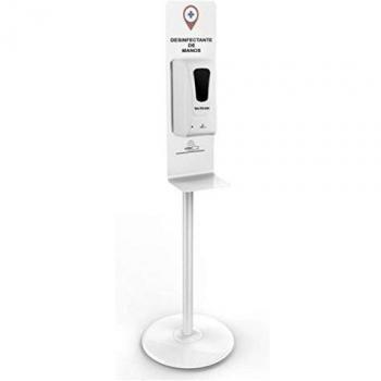 Mx Onda Dispensador de hidrogel automático con pie, Blanco, 1 Metro