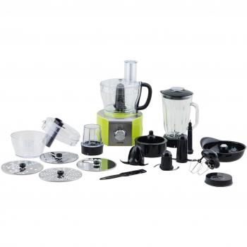 H.Koenig - Juego de MX18 y ACMX18 - Robots de cocina, multiuso, color verde y negro