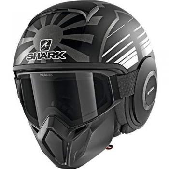Shark Casco Jet Drak Street Replica Zarco Malaysian GP negro antracita Kaa talla L