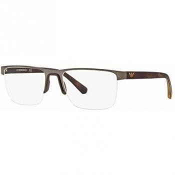 Emporio Armani 0EA1084 Monturas de gafas, Matte Gunmetal, 55 para Hombre