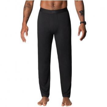 Saxx - Pantalón de pijama de hombre Sleepwalker SAXX, malla larga interior negra, talla XL