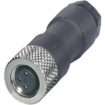 SACC-M 8FS-4CON-M-SW - Circular connector for field assembly, M8 attachable plug connector with screw connection, manufactured by Phoenix Contact, part number 1506891