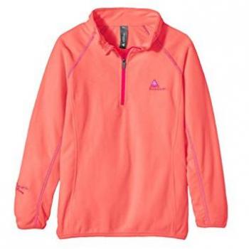 Microfleece Half Zip Sweatshirt for Girls - Peak Mountain Gafine