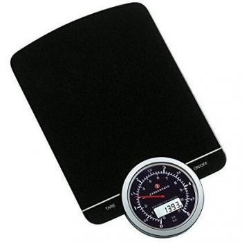 Báscula Digital de Cocina Zassenhaus SPEED - Color Negro, Alta Precisión y Diseño Compacto