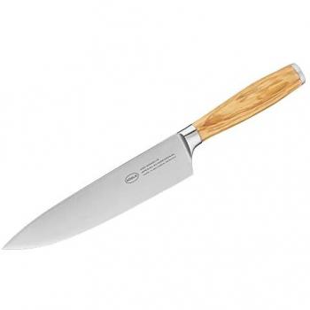 RÖSLE Artesano Chef's Knife, 20 cm Blade, Ergonomic Olive Wood Handle, Made in Solingen