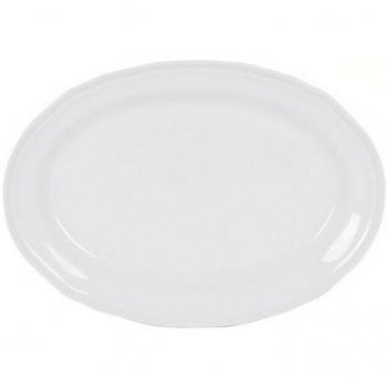 Fuente de Cocina Ovalada de Porcelana Blanca (28 x 20,5 cm)