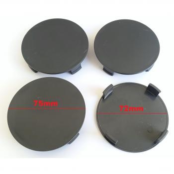4 PIEZAS x Tapacubos 75mm Tapas para llantas Buje Tapas Tapas de Rueda Hubcaps …