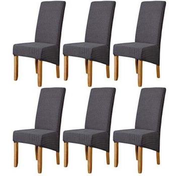 Mingfuxin - Fundas de silla de gran tamaño, elásticas para sillas de comedor, fundas elásticas extraíbles y lavables para sillas de comedor, hotel, dirección de banquetes