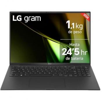 Laptop Ultraligera LG Gram 16 Intel Core Ultra 7, 16GB RAM, 512GB SSD, Batería de 24.5 horas, Pantalla IPS Antirreflejo