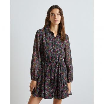 Easy Wear - Vestido corto estampado de gasa