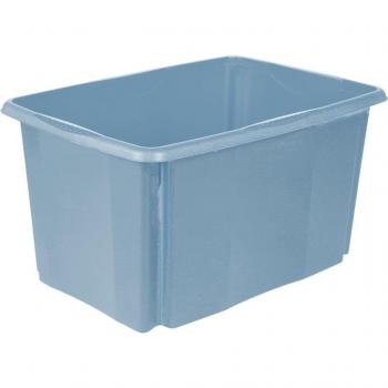 Keeeper Caja de Almacenamiento Verde Nórdico 54,5x39x29,5cm - Resistente Plástico Apilable para Hogar y Hobbies