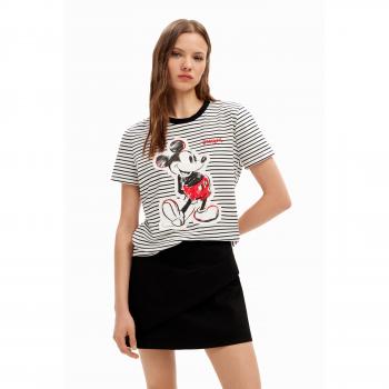 Desigual Women's Mickey Mouse Striped T-Shirt
