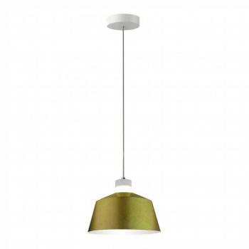 Lámpara Colgante LED 7W (Acrílico) - Pantalla Dorada 250*190mm Luz Cálida 3000K